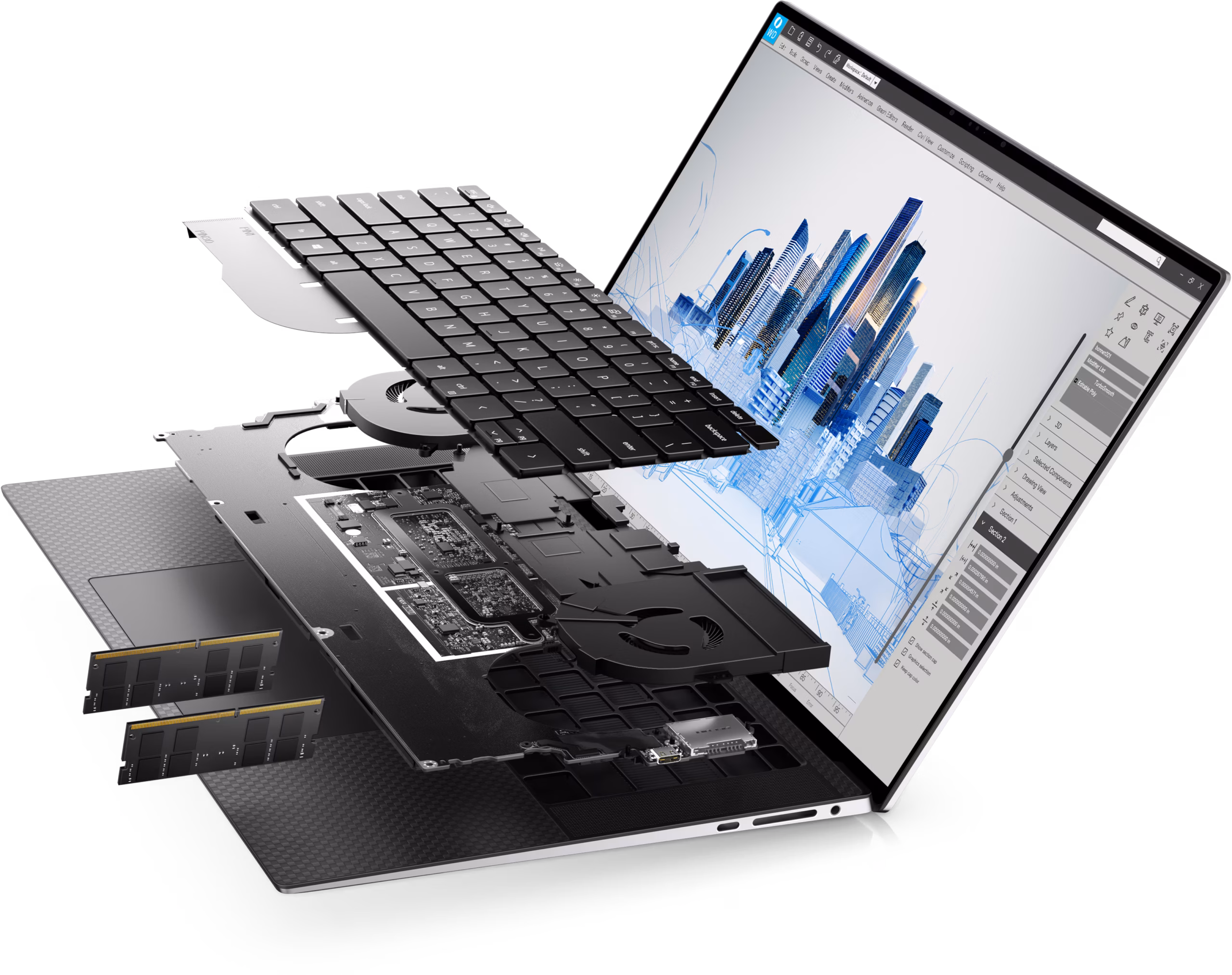 Dell Precision 5560 i9 15" 64GB 1024 SSD - Bilde 4